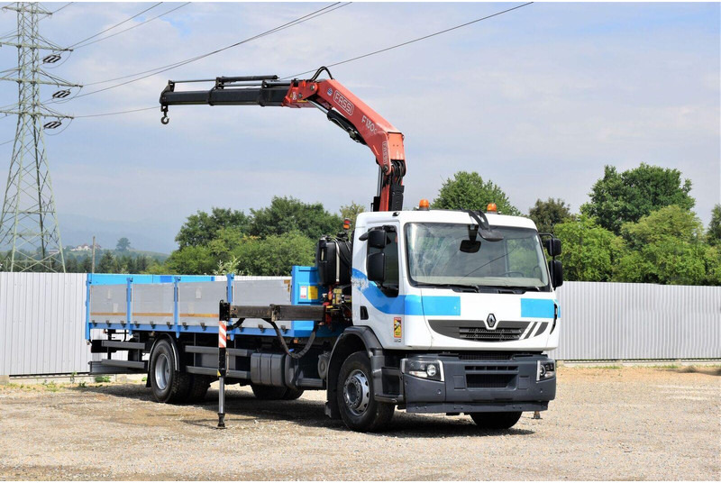 Renault Premium 320 DXI - Φορτηγό με ανοιχτή καρότσα, Φορτηγό με γερανό: φωτογραφία 2 Renault Premium 320 DXI - Φορτηγό με ανοιχτή καρότσα, Φορτηγό με γερανό: φωτογραφία 2