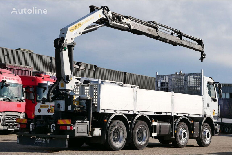 Renault Premium 430DXi - Φορτηγό με ανοιχτή καρότσα, Φορτηγό με γερανό: φωτογραφία 4 Renault Premium 430DXi - Φορτηγό με ανοιχτή καρότσα, Φορτηγό με γερανό: φωτογραφία 4