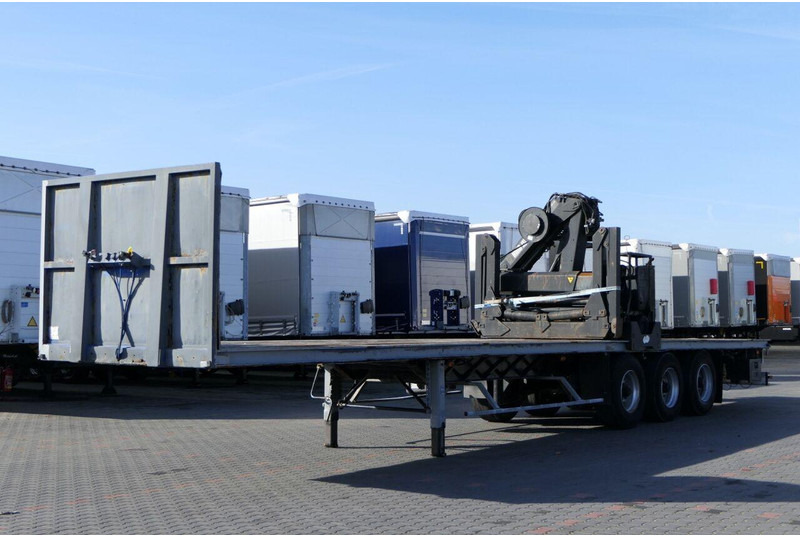 Samro NACZEPA PLATFORMA + HDS HIAB R 150 / DO BUDOWLANKI / PODŁOGA SZY - Επικαθήμενο πλατφόρμα/ Καρότσα: φωτογραφία 1 Samro NACZEPA PLATFORMA + HDS HIAB R 150 / DO BUDOWLANKI / PODŁOGA SZY - Επικαθήμενο πλατφόρμα/ Καρότσα: φωτογραφία 1