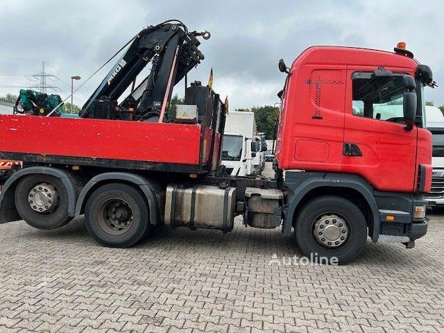 Scania 124 L 470 - Flatbed + crane - Φορτηγό με ανοιχτή καρότσα, Φορτηγό με γερανό: φωτογραφία 5 Scania 124 L 470 - Flatbed + crane - Φορτηγό με ανοιχτή καρότσα, Φορτηγό με γερανό: φωτογραφία 5