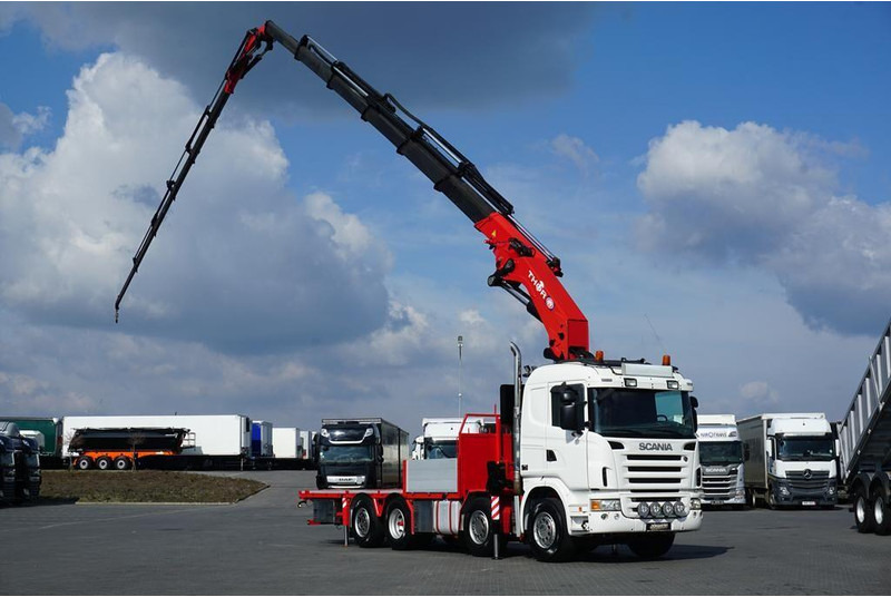 Scania G 480 / 8 X 2 / SKRZYNIOWY + HDS / HMF THOR - O K6 + JIB FJ 2000 - Φορτηγό με ανοιχτή καρότσα, Φορτηγό με γερανό: φωτογραφία 1 Scania G 480 / 8 X 2 / SKRZYNIOWY + HDS / HMF THOR - O K6 + JIB FJ 2000 - Φορτηγό με ανοιχτή καρότσα, Φορτηγό με γερανό: φωτογραφία 1