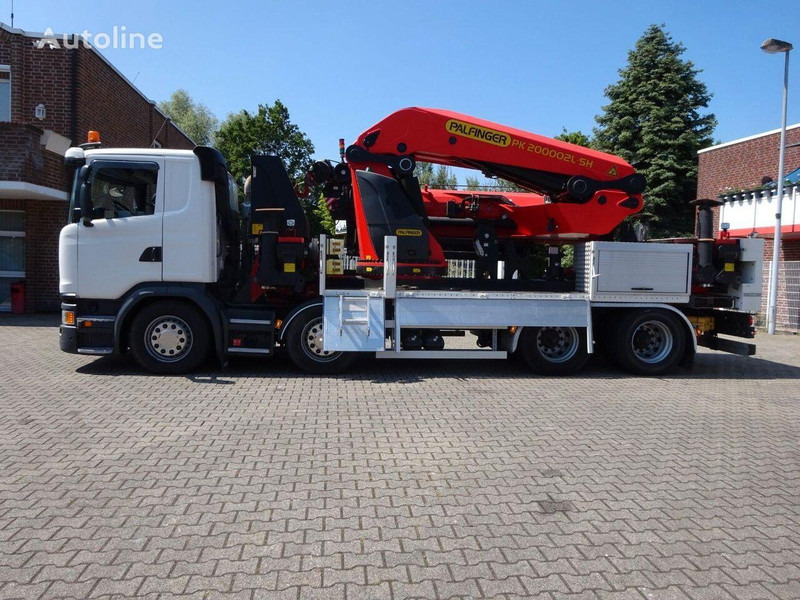 Scania G410 - Flatbed+crane - Φορτηγό με ανοιχτή καρότσα, Φορτηγό με γερανό: φωτογραφία 2 Scania G410 - Flatbed+crane - Φορτηγό με ανοιχτή καρότσα, Φορτηγό με γερανό: φωτογραφία 2