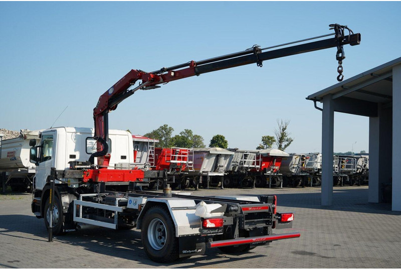 Scania P 280 / 4X2 / SIŁOWNIK DO WYWROTU / + HDS HMF 635 / UDŹWIG 1 500 - Φορτηγό ανατρεπόμενο: φωτογραφία 3 Scania P 280 / 4X2 / SIŁOWNIK DO WYWROTU / + HDS HMF 635 / UDŹWIG 1 500 - Φορτηγό ανατρεπόμενο: φωτογραφία 3