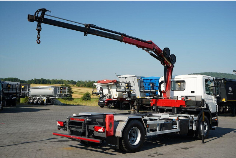 Scania P 280 / 4X2 / SIŁOWNIK DO WYWROTU / + HDS HMF 635 / UDŹWIG 1 500 - Φορτηγό ανατρεπόμενο: φωτογραφία 4 Scania P 280 / 4X2 / SIŁOWNIK DO WYWROTU / + HDS HMF 635 / UDŹWIG 1 500 - Φορτηγό ανατρεπόμενο: φωτογραφία 4