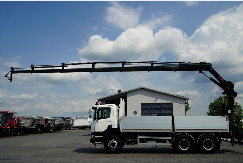 Scania P 360 / 6X4 / SKRZYNIOWY 4.85 + HDS HIAB 211 E-6 HIDUO / UDŹWIG - Φορτηγό με ανοιχτή καρότσα, Φορτηγό με γερανό: φωτογραφία 5 Scania P 360 / 6X4 / SKRZYNIOWY 4.85 + HDS HIAB 211 E-6 HIDUO / UDŹWIG - Φορτηγό με ανοιχτή καρότσα, Φορτηγό με γερανό: φωτογραφία 5
