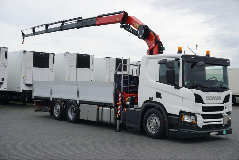 Scania P 410 / 6 X 2 / SKRZYNIOWY + HDS / PALFINGER PK 24 001 / OŚ SKRĘ - Φορτηγό με ανοιχτή καρότσα, Φορτηγό με γερανό: φωτογραφία 2 Scania P 410 / 6 X 2 / SKRZYNIOWY + HDS / PALFINGER PK 24 001 / OŚ SKRĘ - Φορτηγό με ανοιχτή καρότσα, Φορτηγό με γερανό: φωτογραφία 2