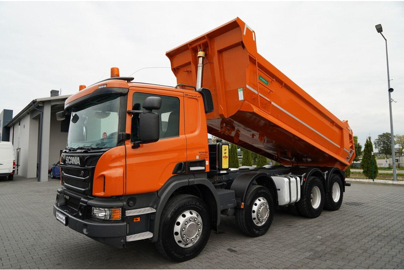 Scania P 410 / 8x4 / WYWROTKA TYLNOZSYPOWA / ALUFELGI / OPONY 100% / MA - Φορτηγό ανατρεπόμενο: φωτογραφία 4 Scania P 410 / 8x4 / WYWROTKA TYLNOZSYPOWA / ALUFELGI / OPONY 100% / MA - Φορτηγό ανατρεπόμενο: φωτογραφία 4