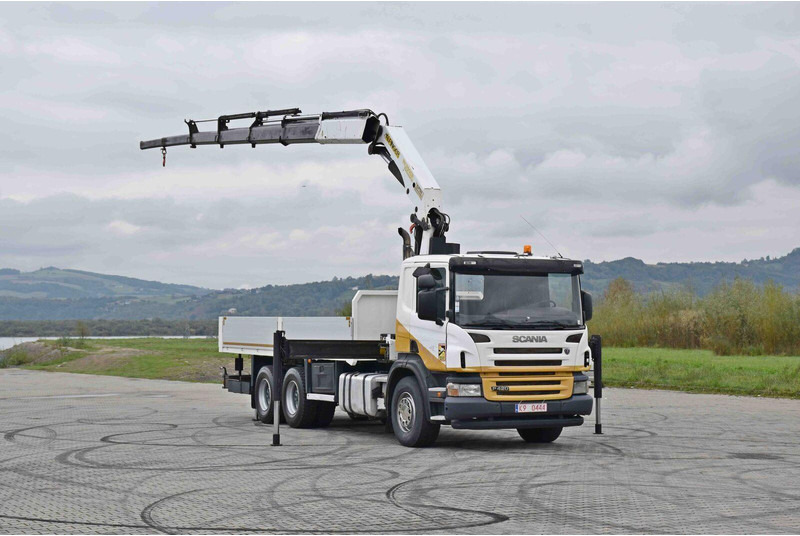 Scania P 420 - Φορτηγό με ανοιχτή καρότσα, Φορτηγό με γερανό: φωτογραφία 2 Scania P 420 - Φορτηγό με ανοιχτή καρότσα, Φορτηγό με γερανό: φωτογραφία 2
