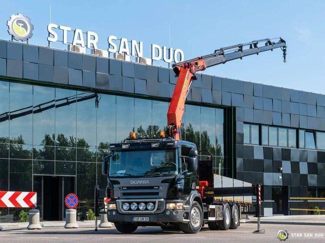 Scania P270 6x2 PALFINGER PK 20002 HDS Crane Rotator - Φορτηγό με ανοιχτή καρότσα, Φορτηγό με γερανό: φωτογραφία 1 Scania P270 6x2 PALFINGER PK 20002 HDS Crane Rotator - Φορτηγό με ανοιχτή καρότσα, Φορτηγό με γερανό: φωτογραφία 1