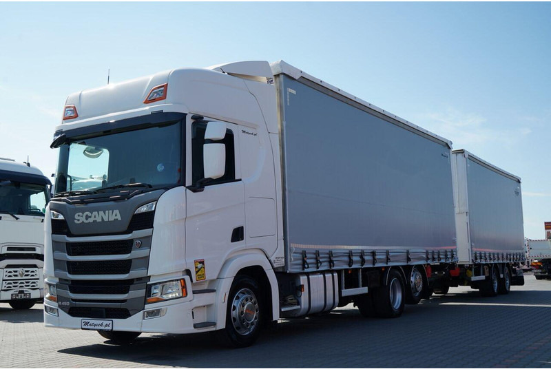 Scania R 450 / ZESTAW TANDEM 120 M3 / PRZEJAZDOWY / OŚ SKRĘTNA PODNOSZO - Τράκτορας: φωτογραφία 1 Scania R 450 / ZESTAW TANDEM 120 M3 / PRZEJAZDOWY / OŚ SKRĘTNA PODNOSZO - Τράκτορας: φωτογραφία 1