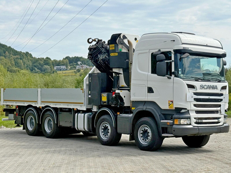 Scania R 500 * PK 88002 - EH G + FUNK * 8x4 *TOPZUSTAND - Φορτηγό με ανοιχτή καρότσα, Φορτηγό με γερανό: φωτογραφία 3 Scania R 500 * PK 88002 - EH G + FUNK * 8x4 *TOPZUSTAND - Φορτηγό με ανοιχτή καρότσα, Φορτηγό με γερανό: φωτογραφία 3