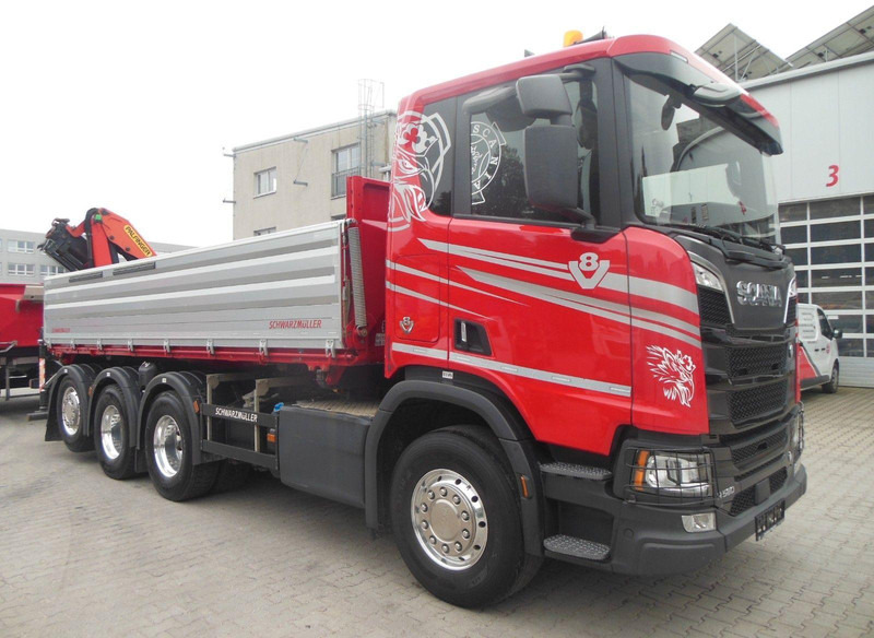 Scania R 580 8X4 + PALFINGER PK 19.001 crane - Φορτηγό ανατρεπόμενο, Φορτηγό με γερανό: φωτογραφία 2 Scania R 580 8X4 + PALFINGER PK 19.001 crane - Φορτηγό ανατρεπόμενο, Φορτηγό με γερανό: φωτογραφία 2