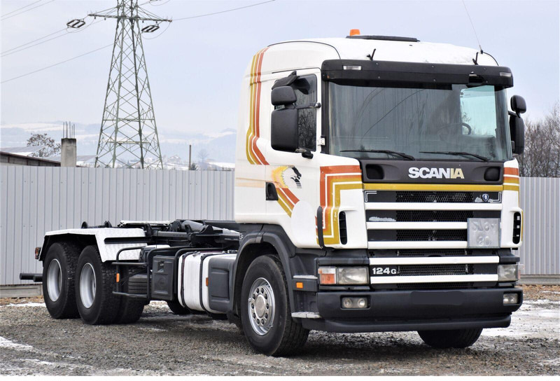 Scania R124 470 Abrollkipper * 6x2 * Motor Problem - Φορτηγό φόρτωσης γάντζου: φωτογραφία 3 Scania R124 470 Abrollkipper * 6x2 * Motor Problem - Φορτηγό φόρτωσης γάντζου: φωτογραφία 3
