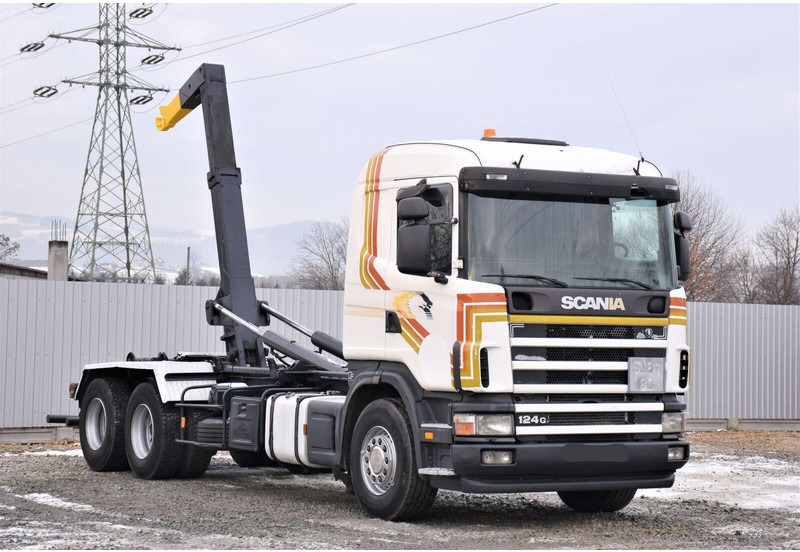 Scania R124 470 Abrollkipper * 6x2 * Motor Problem - Φορτηγό φόρτωσης γάντζου: φωτογραφία 1 Scania R124 470 Abrollkipper * 6x2 * Motor Problem - Φορτηγό φόρτωσης γάντζου: φωτογραφία 1