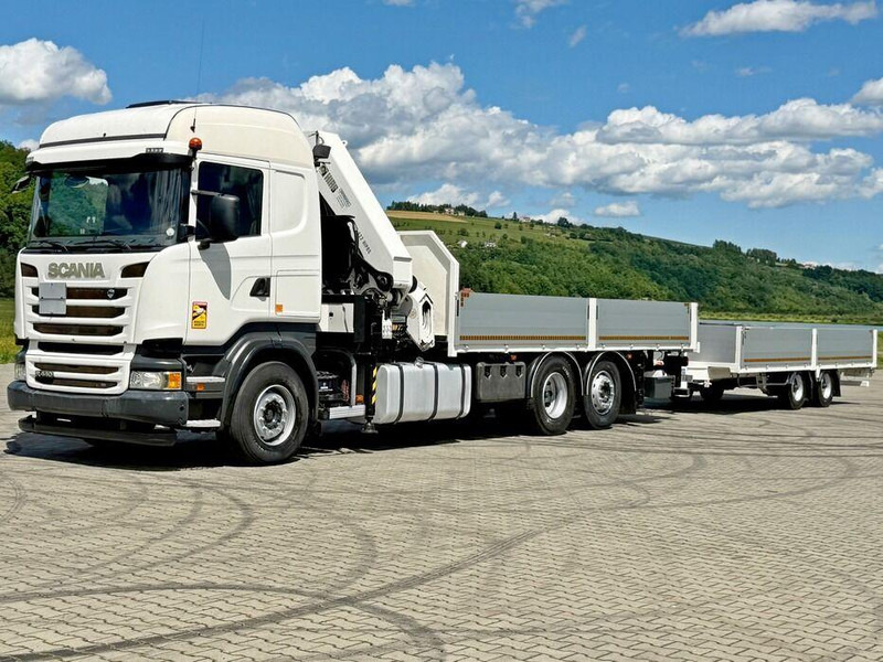 Scania R440 * HIAB 422 E-6 HIPRO + FUNK + Anhänger!*TOP - Φορτηγό με ανοιχτή καρότσα, Φορτηγό με γερανό: φωτογραφία 4 Scania R440 * HIAB 422 E-6 HIPRO + FUNK + Anhänger!*TOP - Φορτηγό με ανοιχτή καρότσα, Φορτηγό με γερανό: φωτογραφία 4