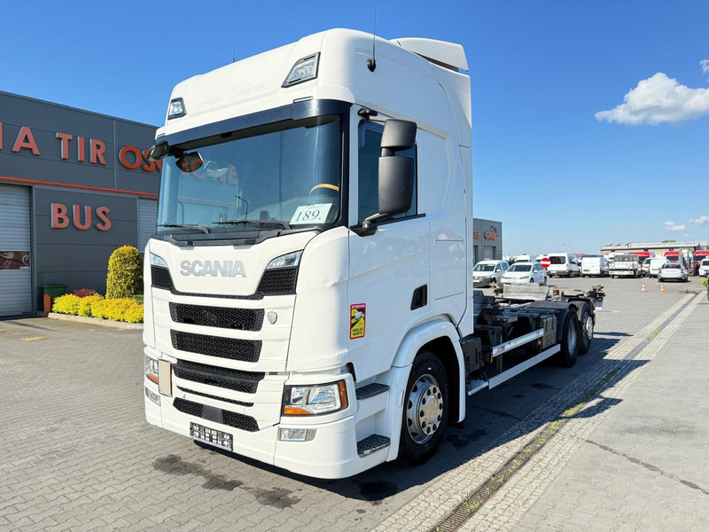 Scania R450 BDF SWAP CHASSIS 1.HAND - Φορτηγό μεταφοράς εμπορευματοκιβωτίων/ Κινητό αμάξωμα: φωτογραφία 1 Scania R450 BDF SWAP CHASSIS 1.HAND - Φορτηγό μεταφοράς εμπορευματοκιβωτίων/ Κινητό αμάξωμα: φωτογραφία 1
