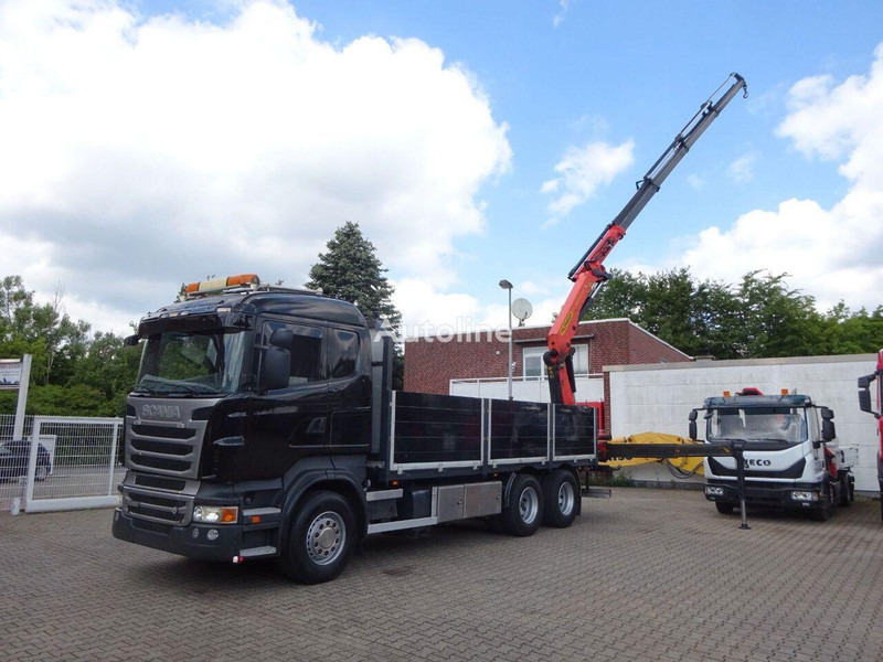 Scania R620 V8 6x2 Flatbed + Palfinger Crane PK 22002 EH - Φορτηγό με ανοιχτή καρότσα, Φορτηγό με γερανό: φωτογραφία 5 Scania R620 V8 6x2 Flatbed + Palfinger Crane PK 22002 EH - Φορτηγό με ανοιχτή καρότσα, Φορτηγό με γερανό: φωτογραφία 5