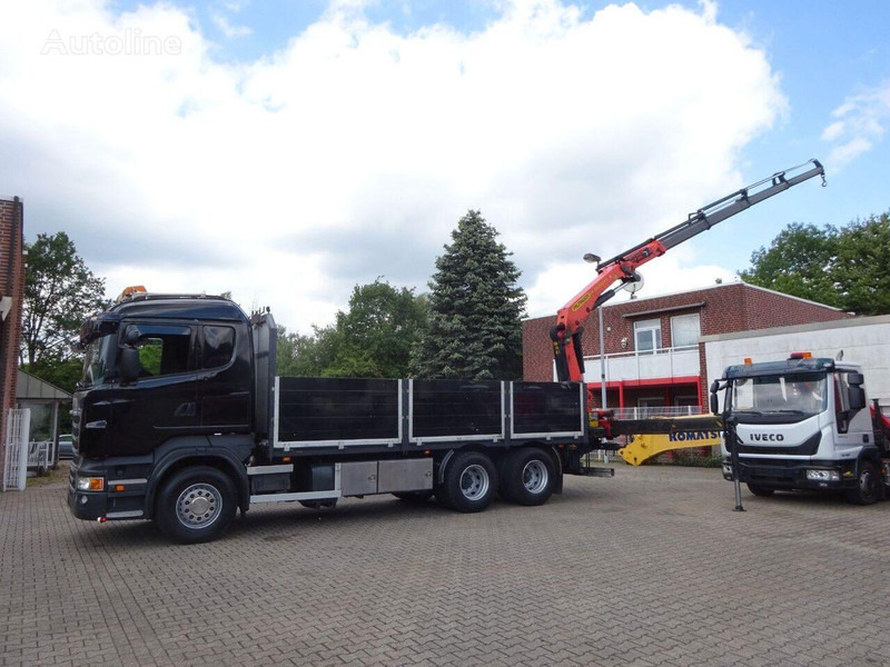 Scania R620 V8 6x2 Flatbed + Palfinger Crane PK 22002 EH - Φορτηγό με ανοιχτή καρότσα, Φορτηγό με γερανό: φωτογραφία 4 Scania R620 V8 6x2 Flatbed + Palfinger Crane PK 22002 EH - Φορτηγό με ανοιχτή καρότσα, Φορτηγό με γερανό: φωτογραφία 4