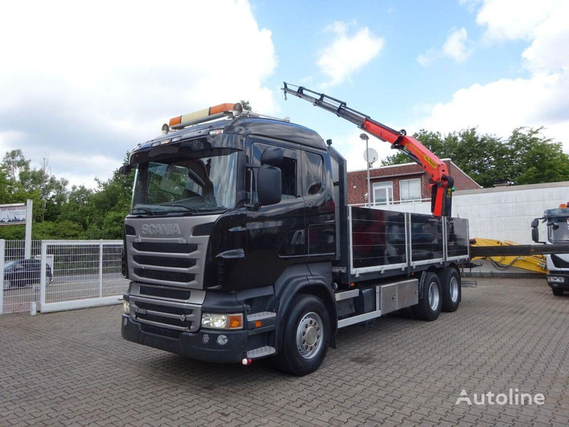 Scania R620 V8 - Flatbed+crane - Φορτηγό με ανοιχτή καρότσα, Φορτηγό με γερανό: φωτογραφία 2 Scania R620 V8 - Flatbed+crane - Φορτηγό με ανοιχτή καρότσα, Φορτηγό με γερανό: φωτογραφία 2