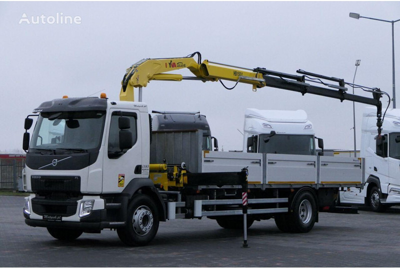 Volvo FE 280 - Φορτηγό με ανοιχτή καρότσα, Φορτηγό με γερανό: φωτογραφία 2 Volvo FE 280 - Φορτηγό με ανοιχτή καρότσα, Φορτηγό με γερανό: φωτογραφία 2