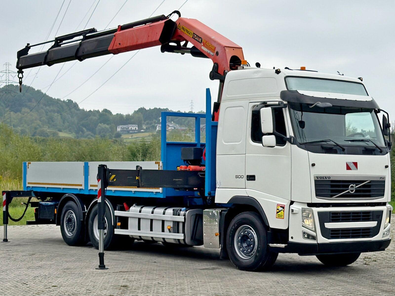 Volvo FH 500 - Φορτηγό με ανοιχτή καρότσα, Φορτηγό με γερανό: φωτογραφία 2 Volvo FH 500 - Φορτηγό με ανοιχτή καρότσα, Φορτηγό με γερανό: φωτογραφία 2
