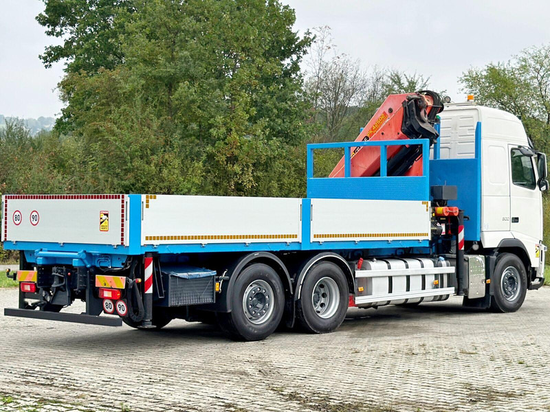 Φορτηγό με ανοιχτή καρότσα, Φορτηγό με γερανό Volvo FH 500: φωτογραφία 7