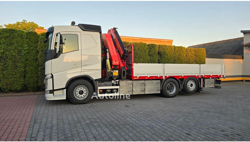 Volvo FH 540 - Flatbed+crane 6x2 - Φορτηγό με ανοιχτή καρότσα, Φορτηγό με γερανό: φωτογραφία 3 Volvo FH 540 - Flatbed+crane 6x2 - Φορτηγό με ανοιχτή καρότσα, Φορτηγό με γερανό: φωτογραφία 3