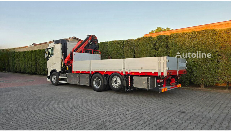 Volvo FH 540 - Flatbed+crane 6x2 - Φορτηγό με ανοιχτή καρότσα, Φορτηγό με γερανό: φωτογραφία 5 Volvo FH 540 - Flatbed+crane 6x2 - Φορτηγό με ανοιχτή καρότσα, Φορτηγό με γερανό: φωτογραφία 5