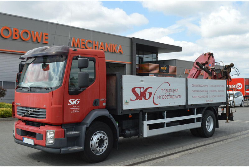 Volvo FL 18.280 Pallet Forks Rotator "22.5 5300 kg HDS AT - Φορτηγό με ανοιχτή καρότσα, Φορτηγό με γερανό: φωτογραφία 1 Volvo FL 18.280 Pallet Forks Rotator "22.5 5300 kg HDS AT - Φορτηγό με ανοιχτή καρότσα, Φορτηγό με γερανό: φωτογραφία 1