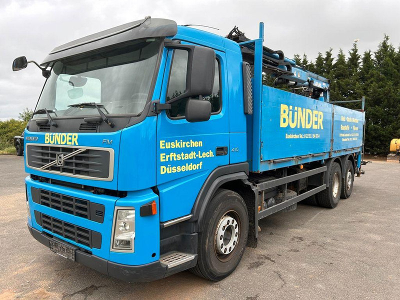 Volvo FM 410 Pritsche mit Kran - Φορτηγό με ανοιχτή καρότσα, Φορτηγό με γερανό: φωτογραφία 2 Volvo FM 410 Pritsche mit Kran - Φορτηγό με ανοιχτή καρότσα, Φορτηγό με γερανό: φωτογραφία 2