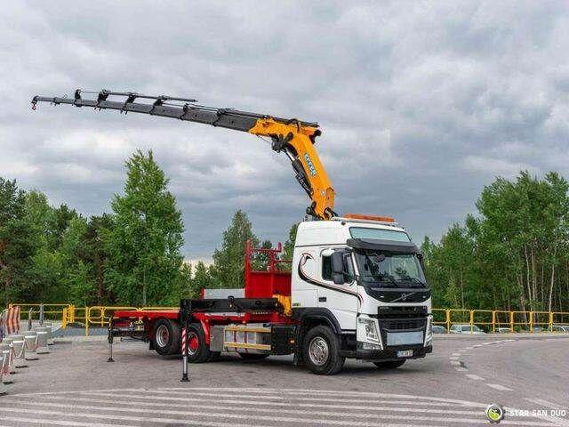 Volvo FM 450 6x2 EFFER 395/8S Euro 6 Crane Winch - Φορτηγό με ανοιχτή καρότσα, Φορτηγό με γερανό: φωτογραφία 3 Volvo FM 450 6x2 EFFER 395/8S Euro 6 Crane Winch - Φορτηγό με ανοιχτή καρότσα, Φορτηγό με γερανό: φωτογραφία 3