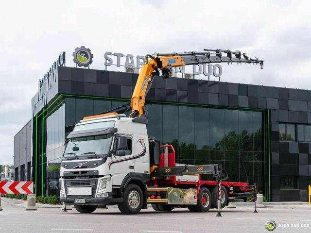 Volvo FM 450 6x2 EFFER 395/8S Euro 6 Crane Winch - Φορτηγό με ανοιχτή καρότσα, Φορτηγό με γερανό: φωτογραφία 2 Volvo FM 450 6x2 EFFER 395/8S Euro 6 Crane Winch - Φορτηγό με ανοιχτή καρότσα, Φορτηγό με γερανό: φωτογραφία 2