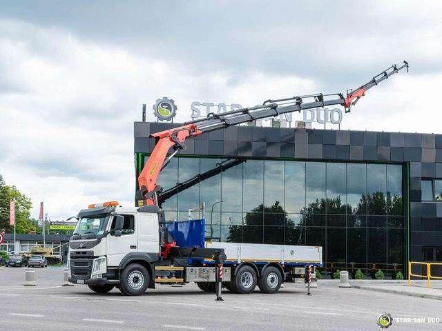 Volvo FM 460 6x2 PALFINGER PK 42002 FLY JIB Crane Eu - Φορτηγό με ανοιχτή καρότσα, Φορτηγό με γερανό: φωτογραφία 1 Volvo FM 460 6x2 PALFINGER PK 42002 FLY JIB Crane Eu - Φορτηγό με ανοιχτή καρότσα, Φορτηγό με γερανό: φωτογραφία 1