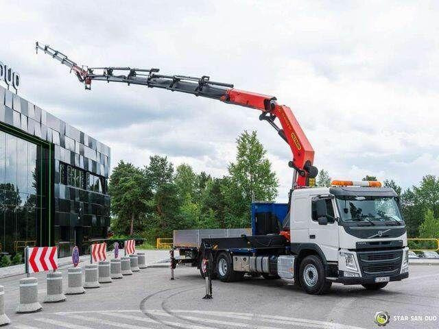 Volvo FM 460 6x2 PALFINGER PK 42002 FLY JIB Crane Eu - Φορτηγό με ανοιχτή καρότσα, Φορτηγό με γερανό: φωτογραφία 3 Volvo FM 460 6x2 PALFINGER PK 42002 FLY JIB Crane Eu - Φορτηγό με ανοιχτή καρότσα, Φορτηγό με γερανό: φωτογραφία 3