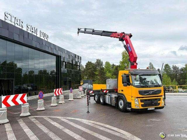 Volvo FM 460 6x4x4 HMF 3220 Crane HDS - Φορτηγό με ανοιχτή καρότσα, Φορτηγό με γερανό: φωτογραφία 5 Volvo FM 460 6x4x4 HMF 3220 Crane HDS - Φορτηγό με ανοιχτή καρότσα, Φορτηγό με γερανό: φωτογραφία 5