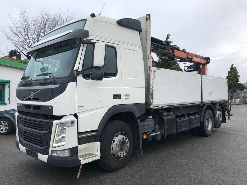Volvo FM 460 - Φορτηγό με ανοιχτή καρότσα, Φορτηγό με γερανό: φωτογραφία 1 Volvo FM 460 - Φορτηγό με ανοιχτή καρότσα, Φορτηγό με γερανό: φωτογραφία 1