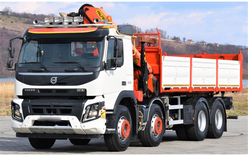 Volvo FMX 420 Kipper 6,20m *PK 1850 2 - SH B*FUNK/8x4 - Φορτηγό ανατρεπόμενο, Φορτηγό με γερανό: φωτογραφία 4 Volvo FMX 420 Kipper 6,20m *PK 1850 2 - SH B*FUNK/8x4 - Φορτηγό ανατρεπόμενο, Φορτηγό με γερανό: φωτογραφία 4