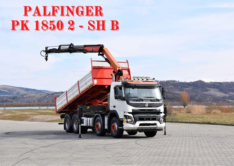 Volvo FMX 420 Kipper 6,20m *PK 1850 2 - SH B*FUNK/8x4 - Φορτηγό ανατρεπόμενο, Φορτηγό με γερανό: φωτογραφία 1 Volvo FMX 420 Kipper 6,20m *PK 1850 2 - SH B*FUNK/8x4 - Φορτηγό ανατρεπόμενο, Φορτηγό με γερανό: φωτογραφία 1