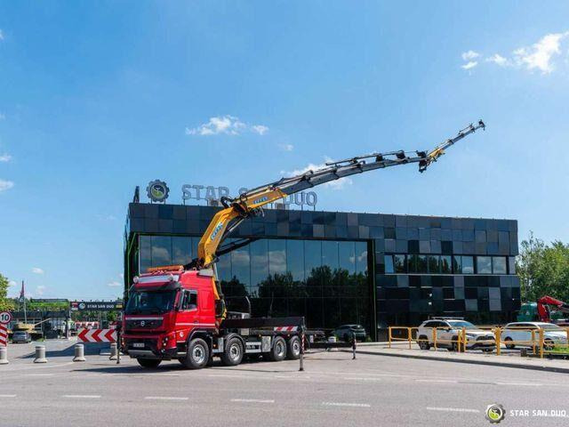 Volvo FMX 500 8x2 Effer 585 Fly Jib Winch Crane Kran - Φορτηγό με ανοιχτή καρότσα, Φορτηγό με γερανό: φωτογραφία 2 Volvo FMX 500 8x2 Effer 585 Fly Jib Winch Crane Kran - Φορτηγό με ανοιχτή καρότσα, Φορτηγό με γερανό: φωτογραφία 2