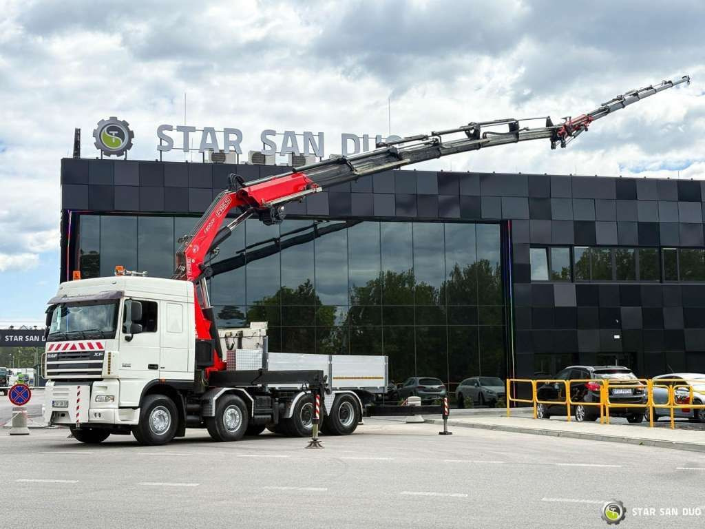 Τράκτορας DAF  XF 105.510 8x4 FASSI F800 XP Crane Fifth wheel: φωτογραφία 6