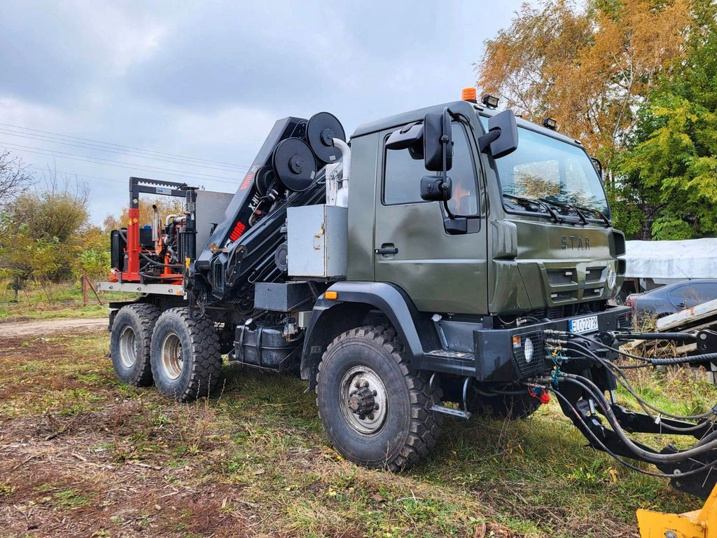 MAN 6x6 Star 266 6x6 HIAB X HIPRO 192 E-6 - Φορτηγό με γερανό: φωτογραφία 3 MAN 6x6 Star 266 6x6 HIAB X HIPRO 192 E-6 - Φορτηγό με γερανό: φωτογραφία 3