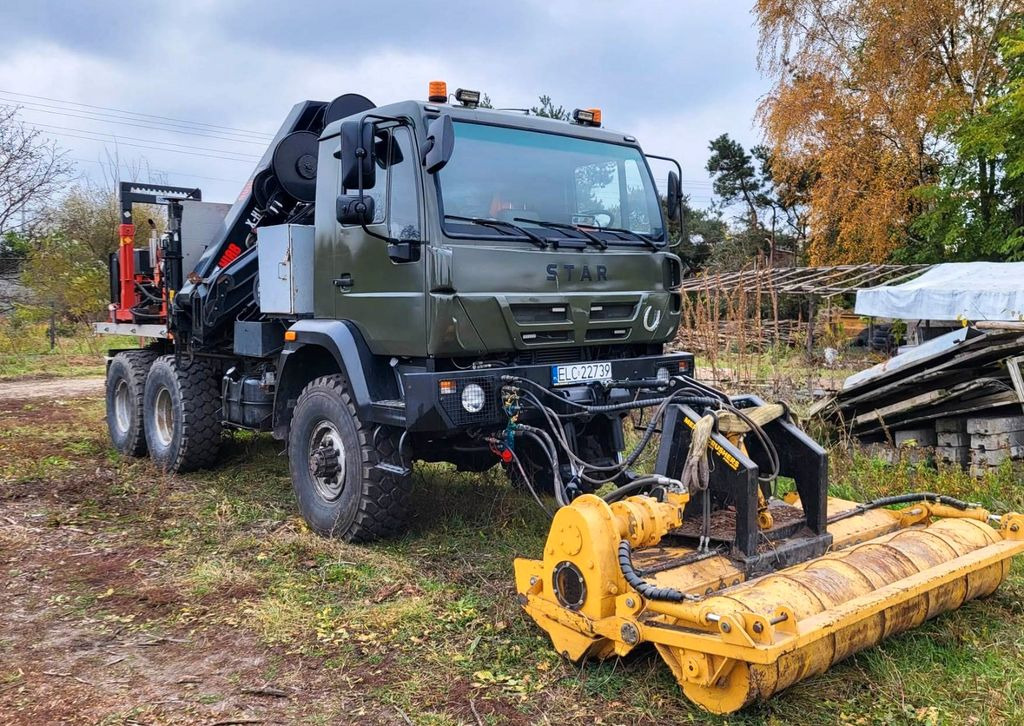 MAN 6x6 Star 266 6x6 HIAB X HIPRO 192 E-6 - Φορτηγό με γερανό: φωτογραφία 1 MAN 6x6 Star 266 6x6 HIAB X HIPRO 192 E-6 - Φορτηγό με γερανό: φωτογραφία 1