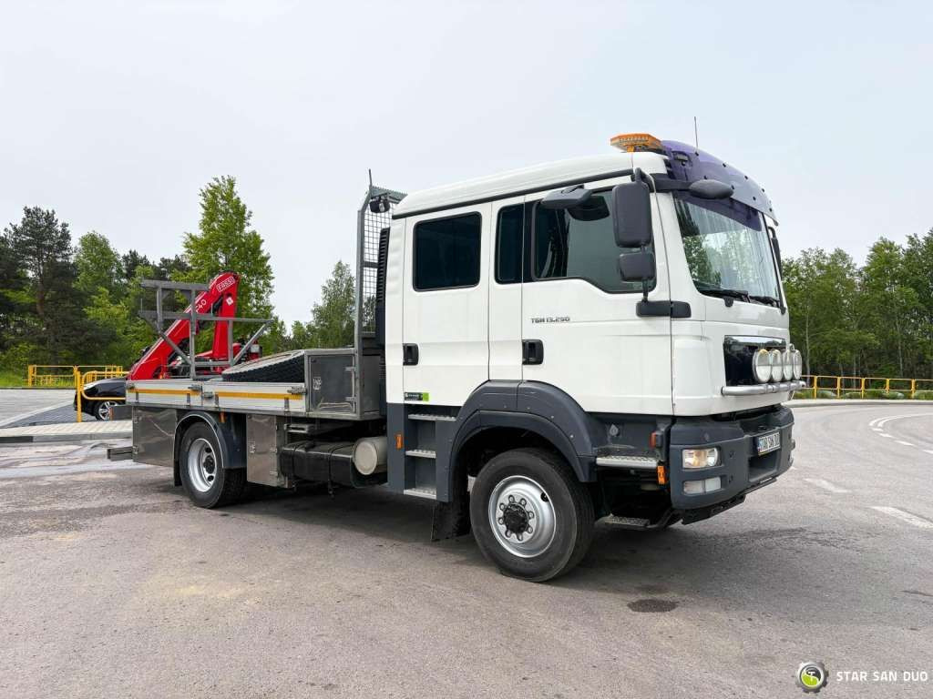 MAN TGM 13.290 4x4 FASSI F40B22 Crane Camper DOKA - Φορτηγό με γερανό: φωτογραφία 3 MAN TGM 13.290 4x4 FASSI F40B22 Crane Camper DOKA - Φορτηγό με γερανό: φωτογραφία 3