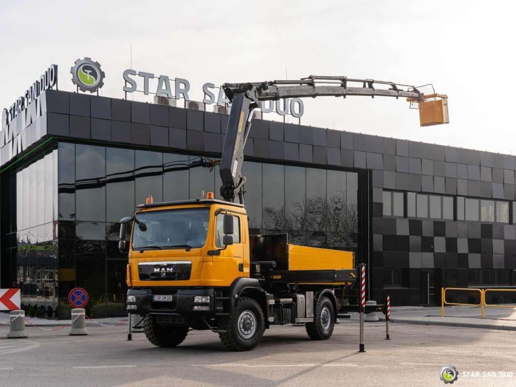 MAN TGM 18.340 4x4 PALFINGER PK 20002 CRANE BASKET MAN TGM 18.340 4x4 PALFINGER PK 20002 CRANE BASKET - Φορτηγό με γερανό, Φορτηγό με ανοιχτή καρότσα: φωτογραφία 1 MAN TGM 18.340 4x4 PALFINGER PK 20002 CRANE BASKET MAN TGM 18.340 4x4 PALFINGER PK 20002 CRANE BASKET - Φορτηγό με γερανό, Φορτηγό με ανοιχτή καρότσα: φωτογραφία 1