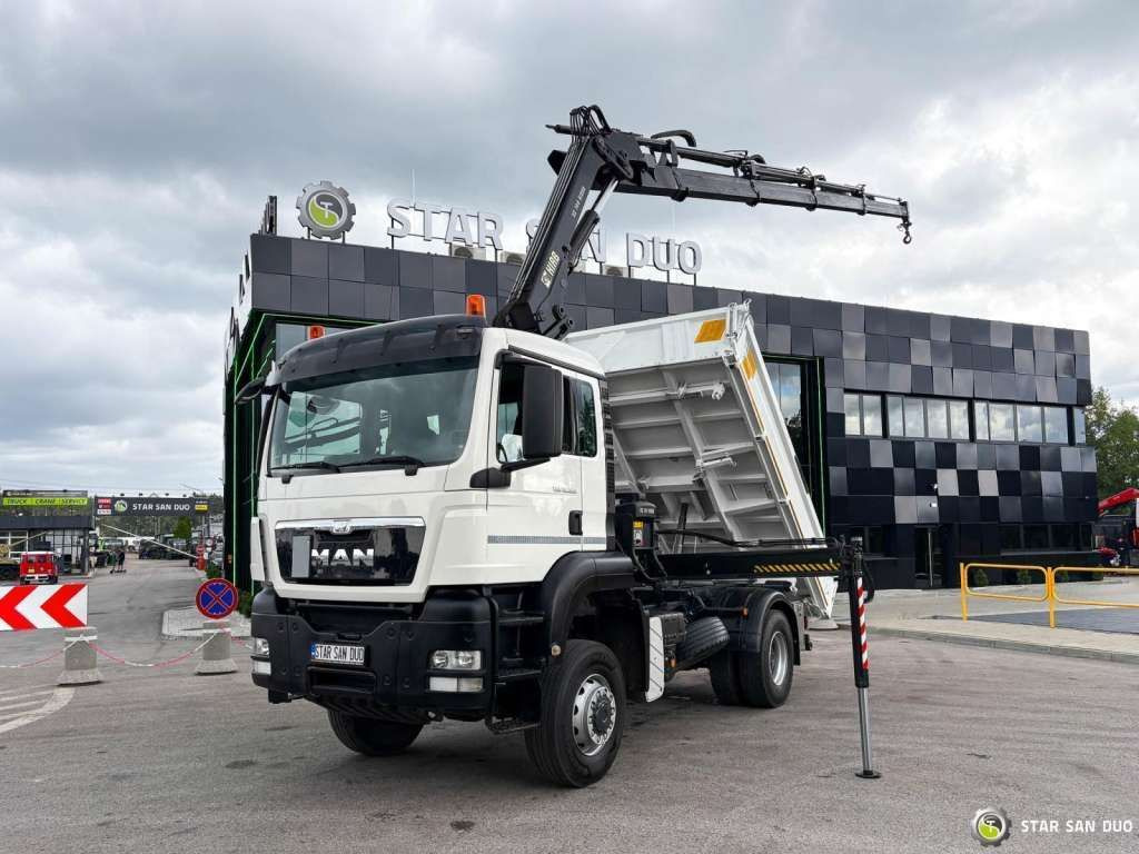 MAN TGS 18.360 4x4 HIAB 144 E-4 Crane Kipper - Φορτηγό ανατρεπόμενο: φωτογραφία 1 MAN TGS 18.360 4x4 HIAB 144 E-4 Crane Kipper - Φορτηγό ανατρεπόμενο: φωτογραφία 1