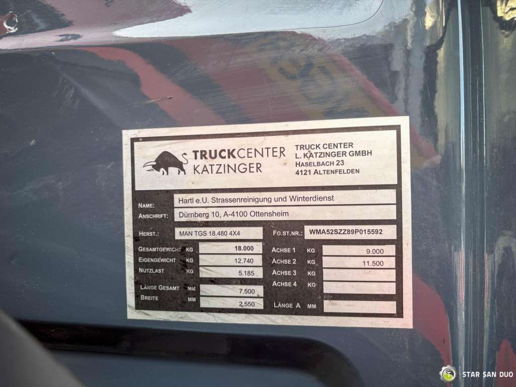 Μίσθωση  MAN  TGS 18.480  PALFINGER PK 16502 HDS Crane,Kipper MAN  TGS 18.480  PALFINGER PK 16502 HDS Crane,Kipper: φωτογραφία 21