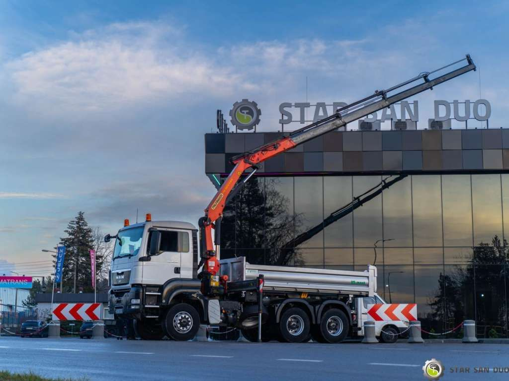 MAN TGS 26.360 6x6 PALFINGER PK 18001 EH Crane Kipe - Φορτηγό ανατρεπόμενο: φωτογραφία 3 MAN TGS 26.360 6x6 PALFINGER PK 18001 EH Crane Kipe - Φορτηγό ανατρεπόμενο: φωτογραφία 3