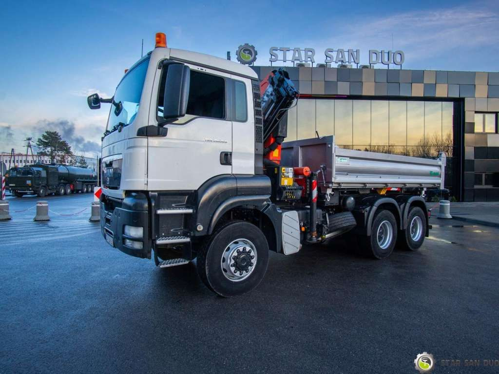 MAN TGS 26.360 6x6 PALFINGER PK 18001 EH Crane Kipe - Φορτηγό με γερανό: φωτογραφία 2 MAN TGS 26.360 6x6 PALFINGER PK 18001 EH Crane Kipe - Φορτηγό με γερανό: φωτογραφία 2