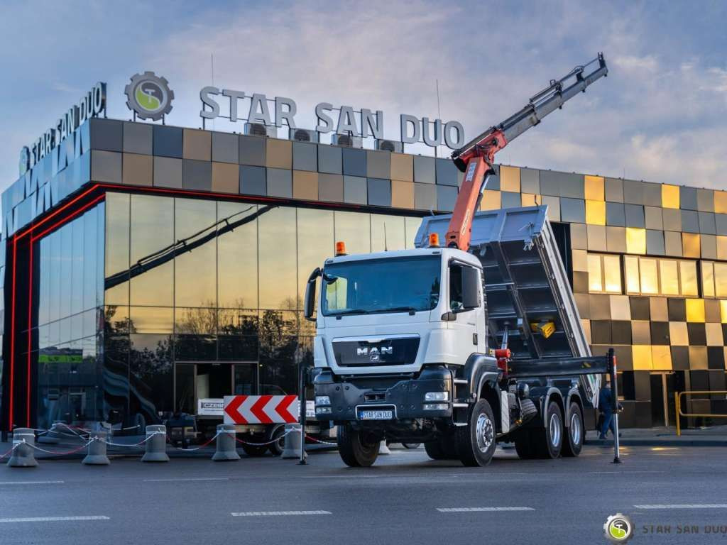 MAN TGS 26.360 6x6 PALFINGER PK 18001 EH Crane Kipe - Φορτηγό ανατρεπόμενο: φωτογραφία 1 MAN TGS 26.360 6x6 PALFINGER PK 18001 EH Crane Kipe - Φορτηγό ανατρεπόμενο: φωτογραφία 1