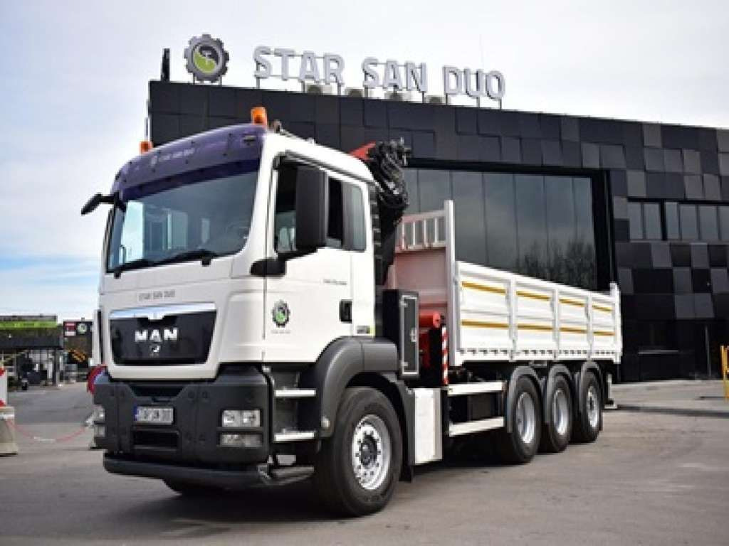 MAN TGS 35.400 8X4 PALFINGER PK 33002 CRANE KIPPER - Φορτηγό ανατρεπόμενο: φωτογραφία 4 MAN TGS 35.400 8X4 PALFINGER PK 33002 CRANE KIPPER - Φορτηγό ανατρεπόμενο: φωτογραφία 4